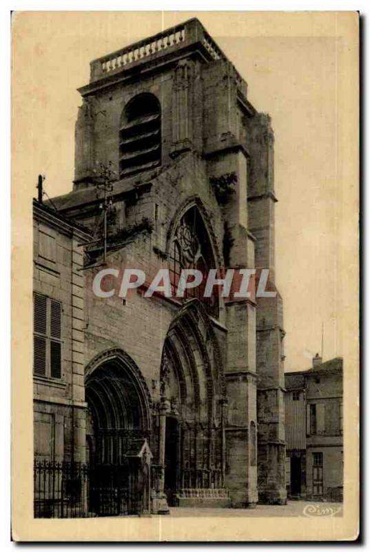 Old Postcard St Dizier (Haute Marne) Notre Dame Church