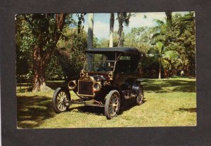 FL Thomas Edison Model T Ford Car Auto Automobile Fort Myers Florida Postcard