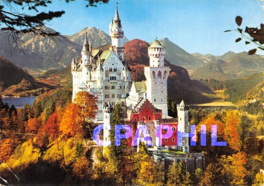 Modern Postcard Royal Ch�teau Neuschwanstein