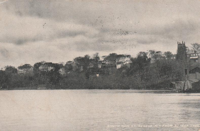 South Main Street from Seneca Lake - Geneva NY, New York - DB