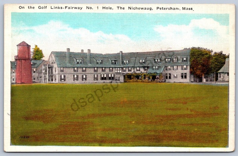 K30/ Petersham Massachusetts Postcard c1910 Nichewaug Golf Course 239