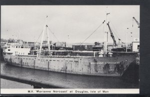 Isle of Man Postcard - M.V. Marianne Norcoast at Douglas    RS18649