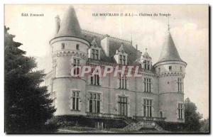 Old Postcard Ile Bouchard Chateau Du Temple