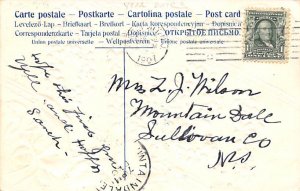 Happy New Year Year Date 1908 Postcard