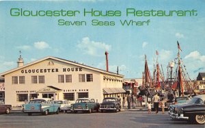 Gloucester Massachusetts 1960s Postcard Gloucester House Restaurant