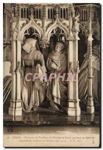 Old Postcard Dijon Mourners: Tomb of Philip the Bold