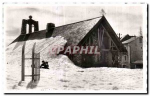 Old Postcard Valberg Notre Dame des Neiges winter