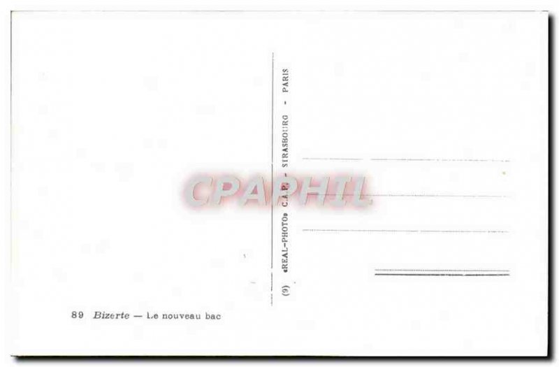 Old Postcard Bizerte New ferry boats