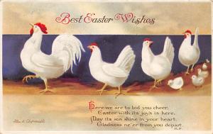 Ellen H Clapsaddle, Easter Greetings Holiday Postal Used Unknown 