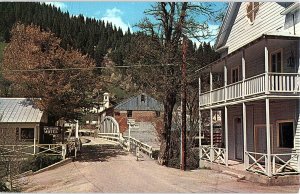 Chrome MOTEL SCENE Downieville - Near Grass Valley California CA AH7630