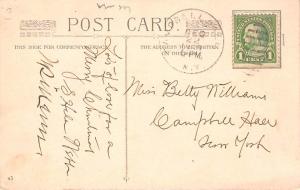 Christmas  stamp on front