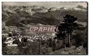 Old Postcard Villard de Lans General view right Flycatcher
