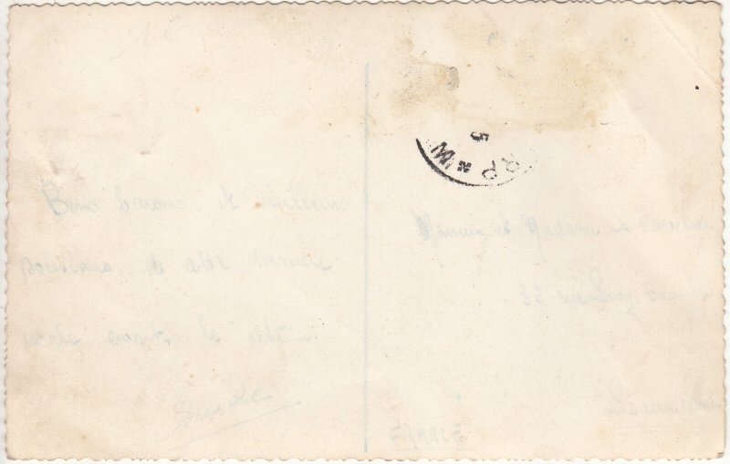 Vietnam Saigon temple photo postcard