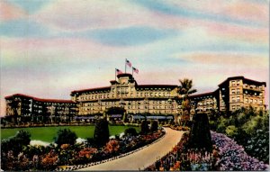 Huntington Hotel Bungalows Pasadena CA California Postcard VTG UNP Vintage 