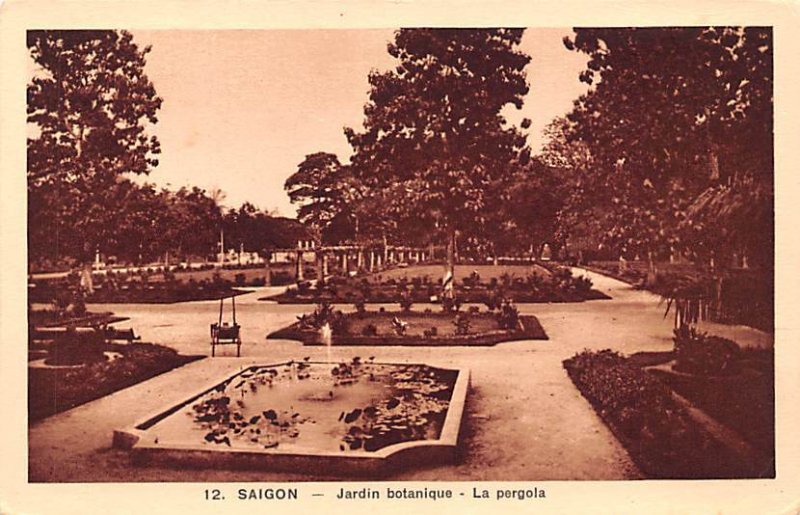 Jardin botanique, La Pergola Saigon Vietnam, Viet Nam Unused 