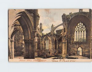 Postcard South Transept Melrose Abbey Melrose Scotland