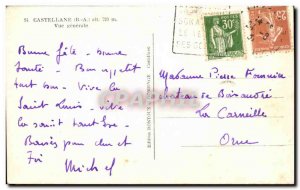 Postcard Old Castellane Vue Generale