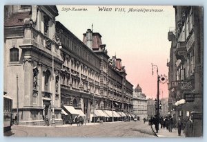 Vienna Austria Postcard Mariahilfer Str. Stift-Kaserne c1910 Unposted