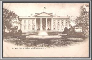 Washington DC The White House Undivided Back RPPC - [DC-058]