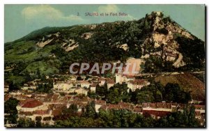 Old Postcard Salins Fort Belin