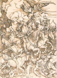 The four Hoesemen of the Apocalypse, by Durer  Nice modern art PC