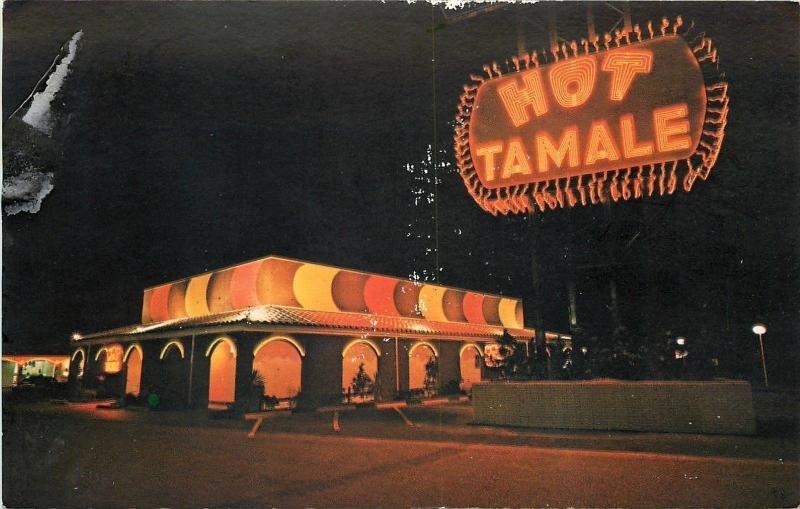 South of the Border SC~Hot Tamale Fast Food Restaurant Neon Sign 1960s