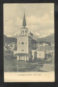 SITKA ALASKA ST. MICHAELS CATHEDRAL CHURCH VINTAGE POSTCARD 1906