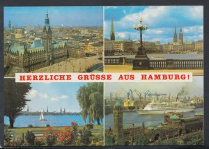 Germany Postcard - Herzliche Grusse Aus Hamburg     RR5723