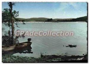 Postcard Modern Peyrat Le Chateau Royere A Corner Of Fishing On Lake De Vassi...