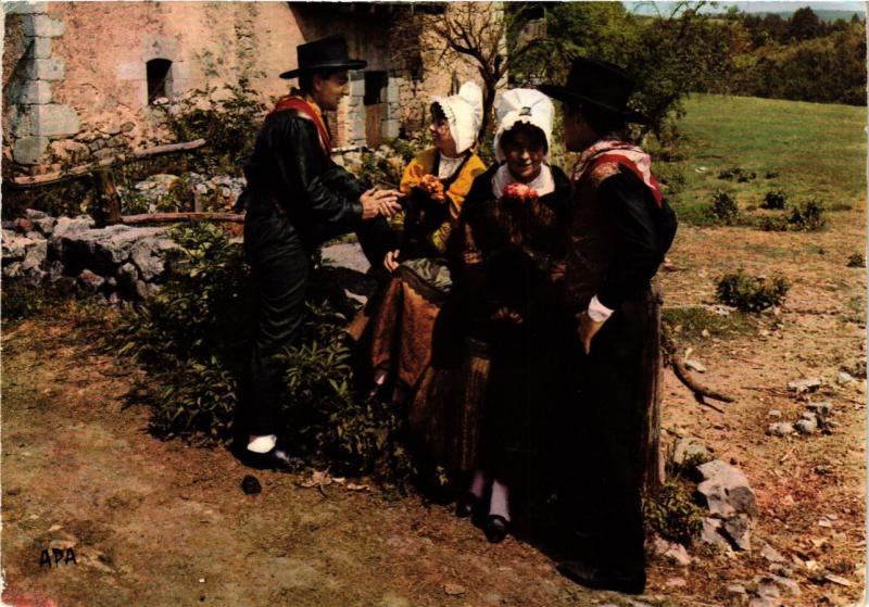 CPM France - Folklore - Auvergne - Terradour Flouricat (770265)