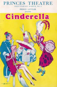 Cinderella Pantomime Princes Old Theatre Programme Epic Cast RARE