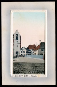 dc803 - GERMANY Schopfheim Postcard 1910 Altstadt