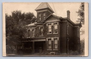 J87/ Toronto Ohio RPPC Postcard c1910 Steubenville Home Residence 1758