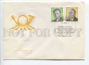 291169 EAST GERMANY GDR 1979 COVER Berlin personalities special cancellations