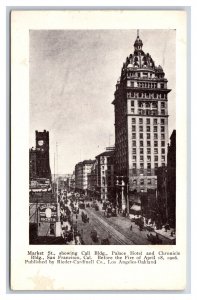 Market Street View San Francisco California CA UNP Unused UDB Postcard V10