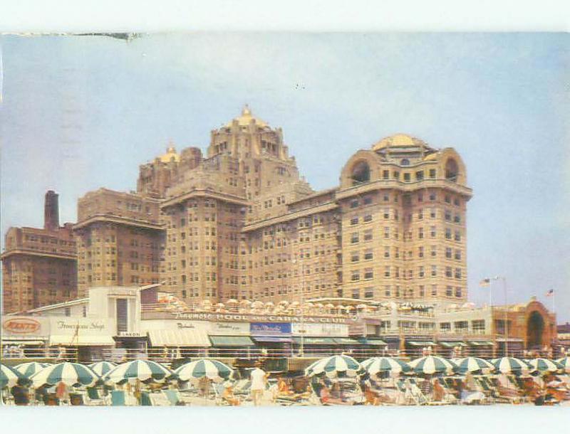 Pre-1980 LOTS OF SHOPS ON BOARDWALK Atlantic City New Jersey NJ HQ2574