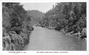 J43/ Australia Foreign Postcard c1940s Launceston Gorge King's Bridge 181