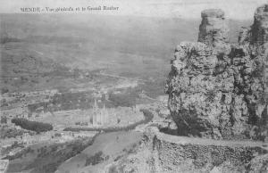 BF10016 mende vue generale et le grand rocher france      France