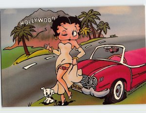 Postcard Hooray For Hollywood Betty Boop Hollywood Los Angeles California USA