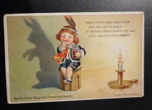 Mint USA Advertising Postcard Swift and Company Pride Soap and Washing Powder
