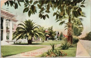 Chester Place Los Angeles CA California LA c1909 PCK Koeber Postcard F55