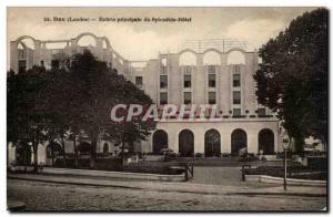 Dax Old Postcard main entrance of Hotel Splendide