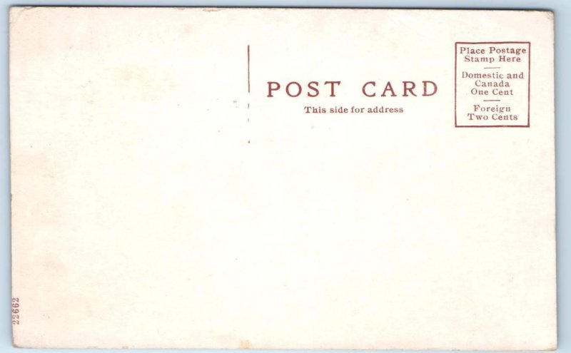 UNION CITY, Indiana IN ~ CARNEGIE LIBRARY c1910s Randolph County Postcard