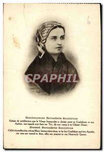 Old Postcard Blessed Bernadette Soubirous Child predilection that the Immacul...