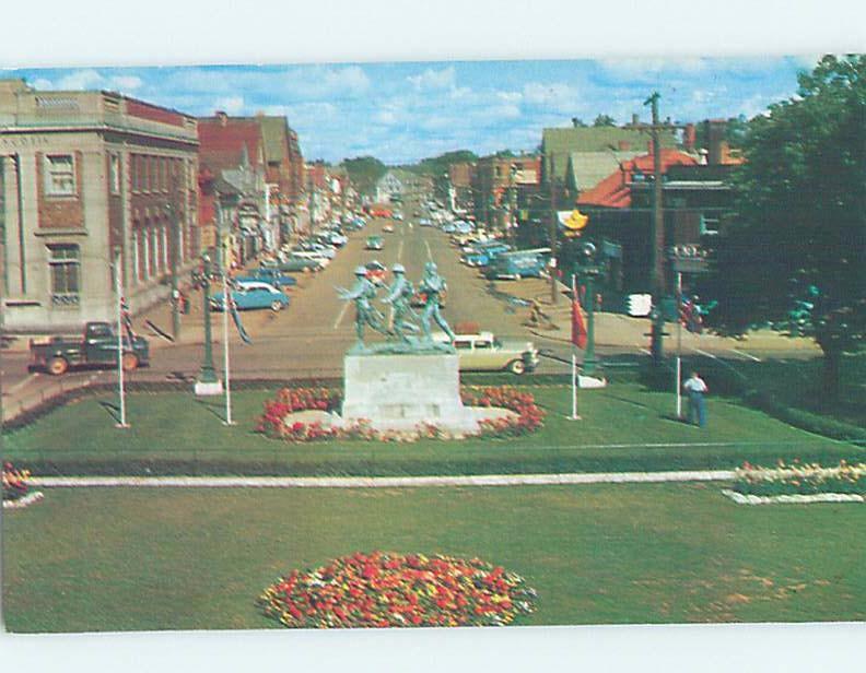 Pre-1980 SHOPS ALONG THE STREET Charlottetown Prince Edward Island PE F0472