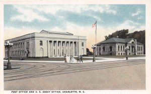 J51/ Charlotte North Carolina Postcard c1910 Post Office Assay Office  213