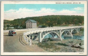 JOPLIN MO REDING'S MILL BRIDGE ANTIQUE POSTCARD