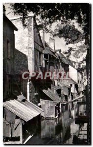 Old Postcard Montargis The old streets on I water