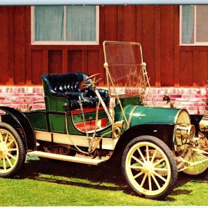 1950s Waterloo IA 1907 Franklin Car Postcard Feldman Pontiac Advertising A46