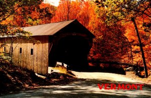 Vermont Perkinsville Downers Covered Bridge